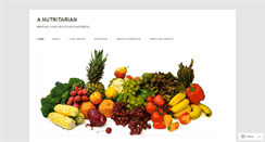 Desktop Screenshot of anutritarian.com