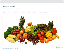 Tablet Screenshot of anutritarian.com